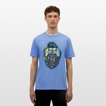 Charger l'image dans la galerie, T-shirt Tête de mort Homme Hipster Skulls Peace - carolina blue
