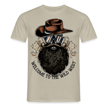 Charger l'image dans la galerie, T-shirt Tête de mort Homme Wild West - beige sable
