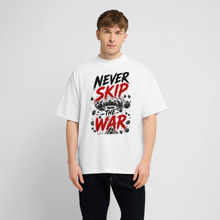 Charger l'image dans la galerie, t shirt musculation motivation Never  Skip the War - blanc
