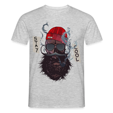 Charger l'image dans la galerie, T-shirt Tête de mort Homme Hipster Skulls stay cool - gris chiné

