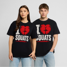 Charger l'image dans la galerie, T-shirt Musculation Homme – I Love Squats | Humour Fitness, Squat et Bodybuilding - noir
