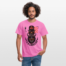 Charger l'image dans la galerie, T-shirt Tête de mort Homme I'm a Gangster - rose
