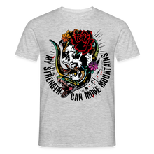 Charger l'image dans la galerie, T-shirt Tattoo old school Homme My strength - gris chiné
