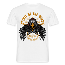 Charger l'image dans la galerie, T-shirt Homme Motorcycle vintage Eagle roads - blanc
