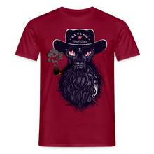 Charger l'image dans la galerie, T-shirt Tête de mort Homme Hipster Outlaw - rouge brique
