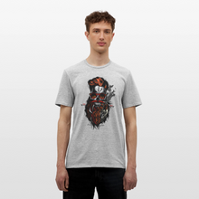 Charger l'image dans la galerie, T-shirt Tête de mort Homme Hipster Skulls Stay Wild - gris chiné

