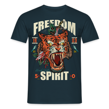 Charger l'image dans la galerie, T-shirt Tattoo old school Homme Freedom Spirit - marine
