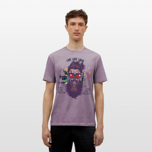 Charger l'image dans la galerie, T-shirt Tête de mort Homme Live Life Loud - mauve gris 
