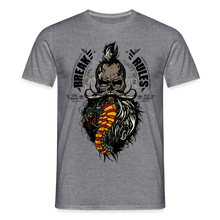 Charger l'image dans la galerie, T-shirt Tête de mort Homme Break Rules 2 - graphite chiné
