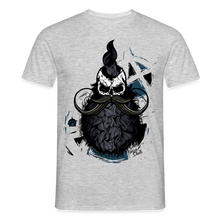 Charger l'image dans la galerie, T-shirt Tête de mort Homme Hipster Skulls Punk Anarchie - gris chiné
