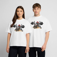 Charger l'image dans la galerie, T-shirt Musculation Humour – Shaker Whey Protein au Développé Couché - blanc
