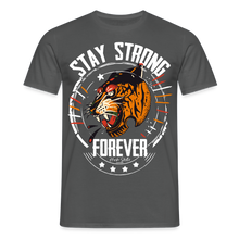 Charger l'image dans la galerie, T-shirt Tattoo old school Homme Stay strong tiger - charbon
