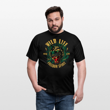 Charger l'image dans la galerie, T-shirt Tattoo old school Homme Wild Life - noir
