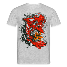 Charger l'image dans la galerie, T-shirt Tattoo old school Homme Koi Fish - gris chiné
