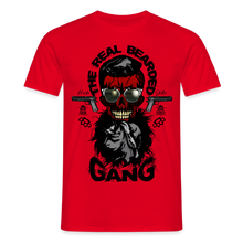 Charger l'image dans la galerie, T-shirt Tête de mort Homme Real bearded gang - rouge
