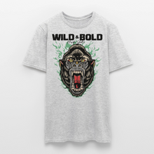 Charger l'image dans la galerie, T-shirt Tattoo old school Homme Gorille Wild &amp; Bold - gris chiné
