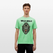 Charger l'image dans la galerie, T-shirt Tattoo old school Homme Gorille Wild &amp; Bold - vert menthe

