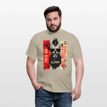 Charger l'image dans la galerie, T-shirt Tête de mort Homme No rules - beige sable
