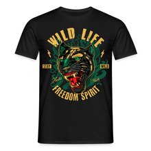 Charger l'image dans la galerie, T-shirt Tattoo old school Homme Wild Life - noir
