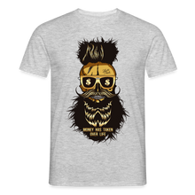 Charger l'image dans la galerie, T-shirt Tête de mort Homme Money - gris chiné
