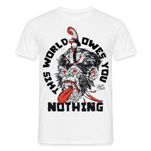 Charger l'image dans la galerie, T-shirt Tattoo old school Homme Gorille - blanc
