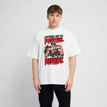 Charger l'image dans la galerie, T-shirt Musculation Humour Homme – Certains ont du Potentiel, Moi j’ai le Résultat - blanc
