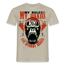 Charger l'image dans la galerie, T-shirt Motorcycle Gorilla Homme - beige sable
