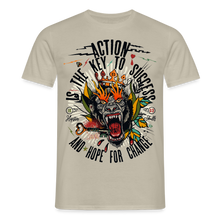 Charger l'image dans la galerie, T-shirt Tattoo old school Homme Gorille Tattoo action - beige sable
