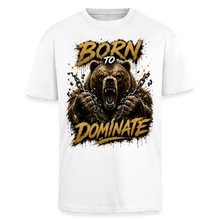 Charger l'image dans la galerie, T-shirt Musculation Bear Dominate – Ours Guerrier, Fitness, Bodybuilding et Force Mentale | Hipster Skulls - blanc
