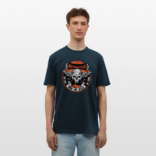 Charger l'image dans la galerie, T-shirt Homme Motorcycle Vintage born to speed - marine
