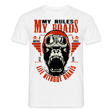 Charger l'image dans la galerie, T-shirt Motorcycle Gorilla Homme - blanc
