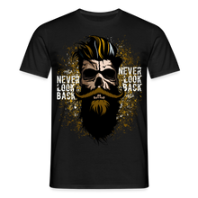 Charger l'image dans la galerie, T-shirt Tête de mort Homme Never Look Back - noir
