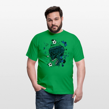 Charger l'image dans la galerie, T-shirt Tête de mort Homme Skull Soccer - vert
