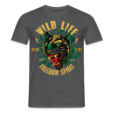 Charger l'image dans la galerie, T-shirt Tattoo old school Homme Wild Life - charbon
