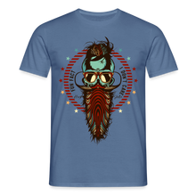 Charger l'image dans la galerie, T-shirt Tête de mort Homme Fun fact - bleu pigeon 

