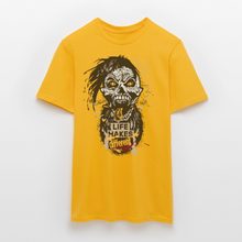 Charger l'image dans la galerie, T-shirt Tête de mort Homme Life makes different - jaune
