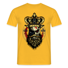 Charger l'image dans la galerie, T-shirt Tête de mort Homme Hipster Skulls King - jaune

