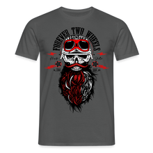 Charger l'image dans la galerie, T-shirt Tête de mort Homme Legendary Hipster - charbon
