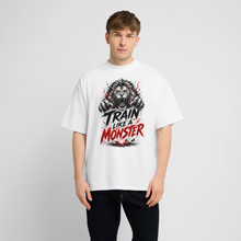 Charger l'image dans la galerie, T-Shirts Musculation Train like a Monster - blanc
