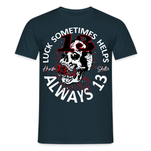 Charger l'image dans la galerie, T-shirt Tattoo old school Homme Luck Something helps noir - marine
