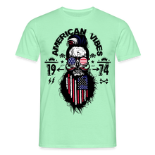 Charger l'image dans la galerie, T-shirt Tête de mort Homme American Vibes - vert menthe
