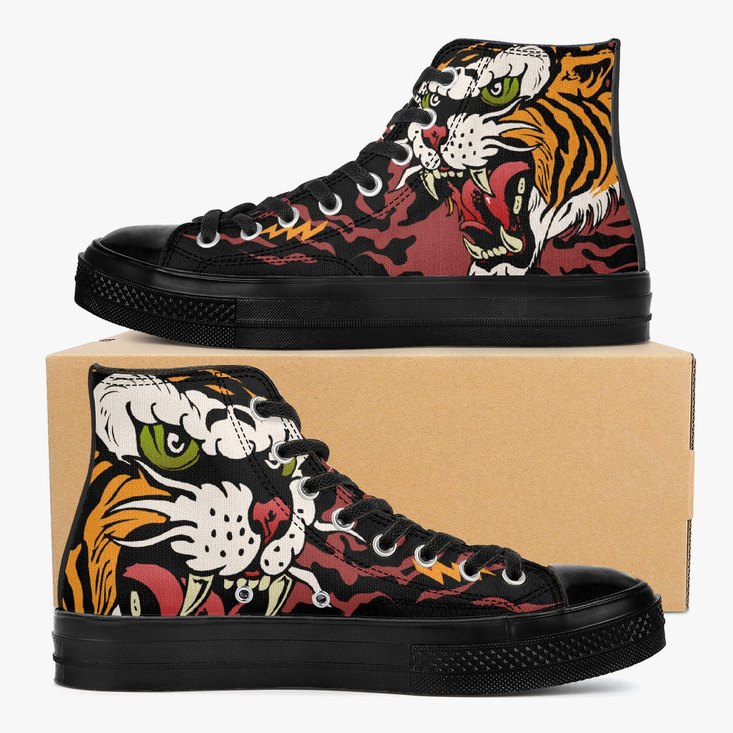 Chaussures montantes en toile - Old school Tiger