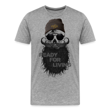 Charger l&#39;image dans la galerie, T-shirt Homme Ready For Living - gris chiné
