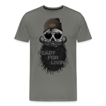 Charger l&#39;image dans la galerie, T-shirt Homme Ready For Living - asphalte
