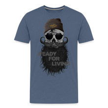 Charger l&#39;image dans la galerie, T-shirt Homme Ready For Living - bleu chiné
