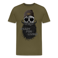 Charger l&#39;image dans la galerie, T-shirt Homme Ready For Living - kaki
