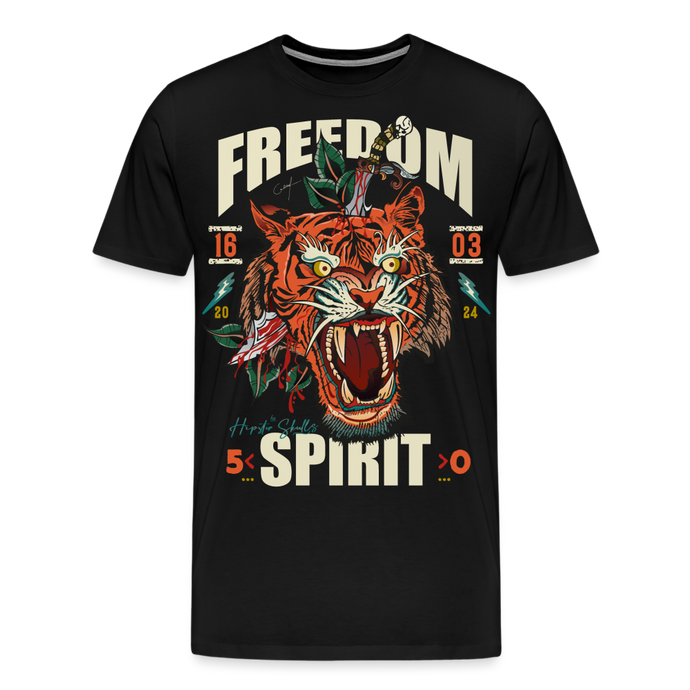 T-shirt Homme Freedom Spirit - noir