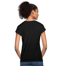 Charger l&#39;image dans la galerie, T-shirt Femme Luck Something helps noir
