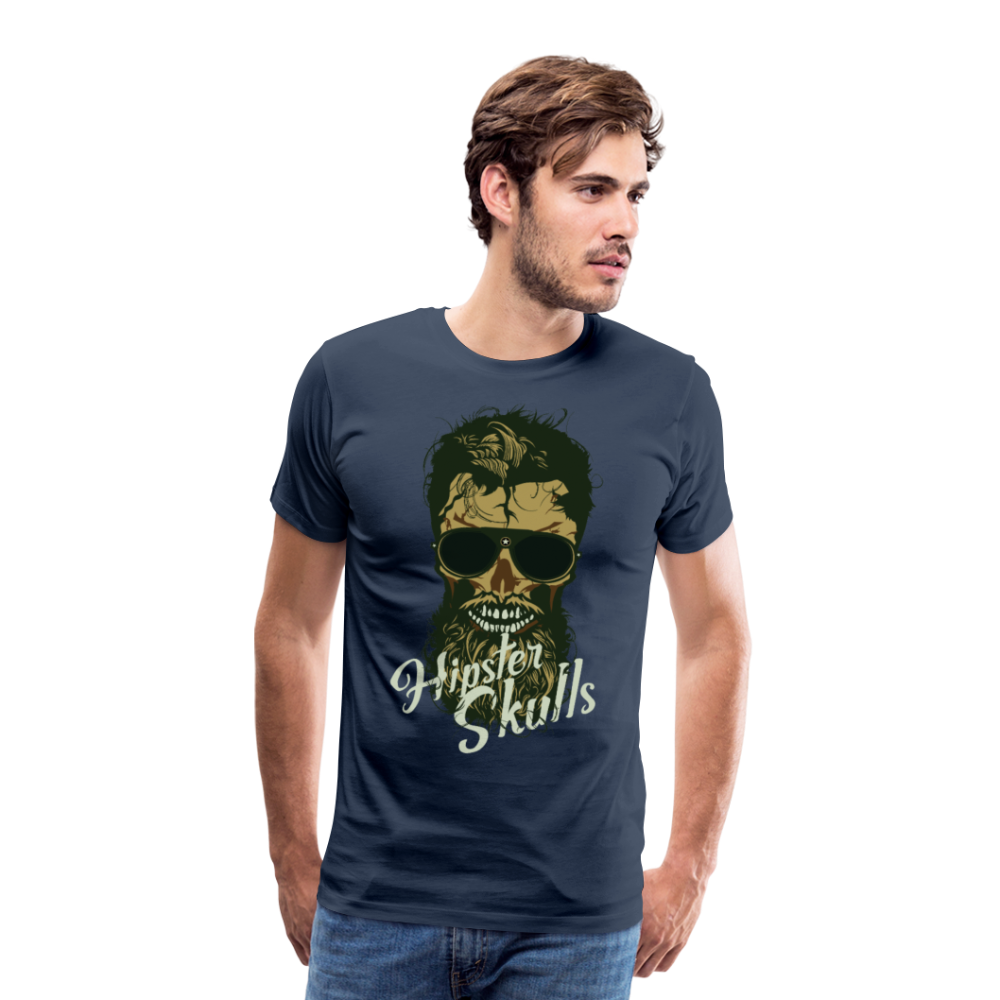 Homme T Shirt hipster skull barbu T te de mort moustachu cr ne