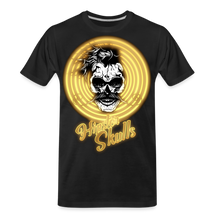 Charger l&#39;image dans la galerie, Homme T-shirt Hipster skulls glowing luminescent - noir
